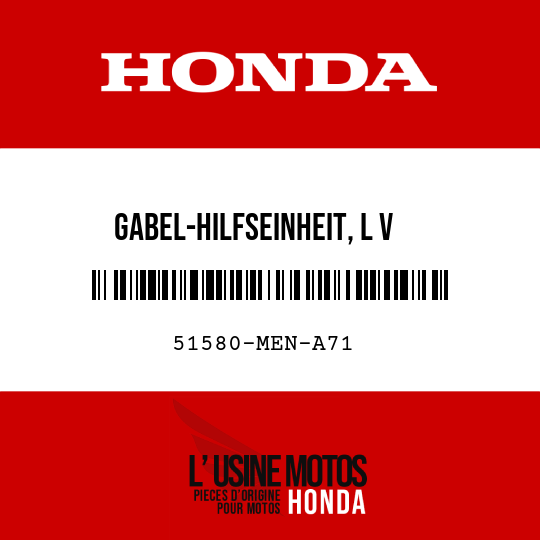 image de 51580-MEN-A71 GABEL-HILFSEINHEIT, L V