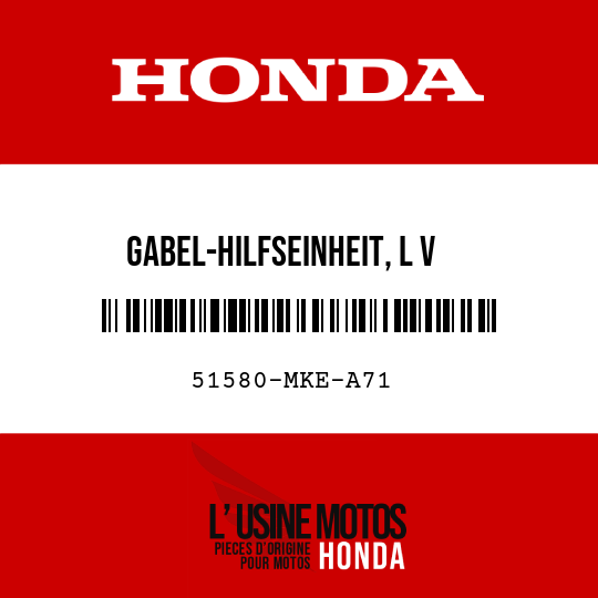 image de 51580-MKE-A71 GABEL-HILFSEINHEIT, L V