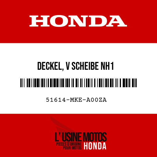 image de 51614-MKE-A00ZA DECKEL, V SCHEIBE NH1