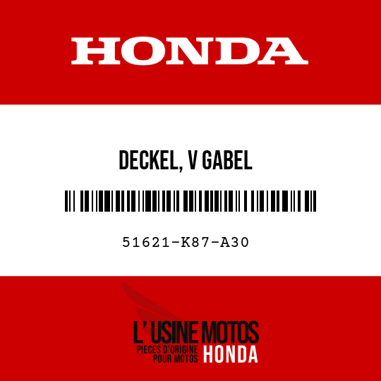 image de 51621-K87-A30 DECKEL, V GABEL
