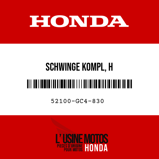 image de 52100-GC4-830 SCHWINGE KOMPL, H