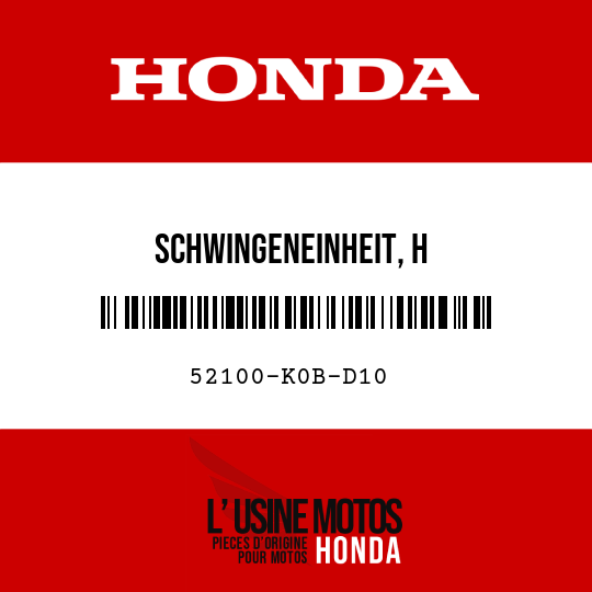 image de 52100-K0B-D10 SCHWINGENEINHEIT, H