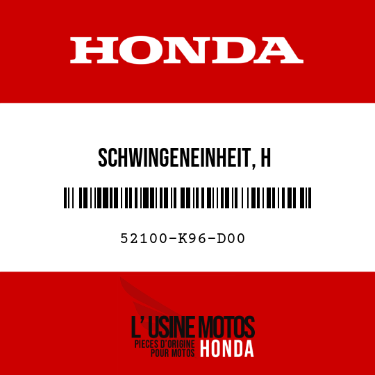 image de 52100-K96-D00 SCHWINGENEINHEIT, H