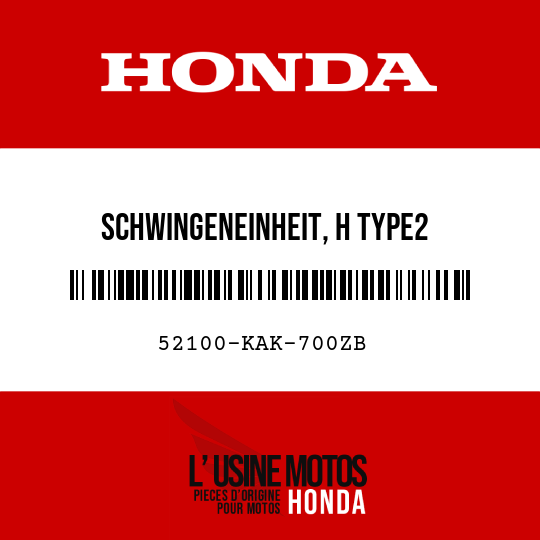 image de 52100-KAK-700ZB SCHWINGENEINHEIT, H TYPE2 