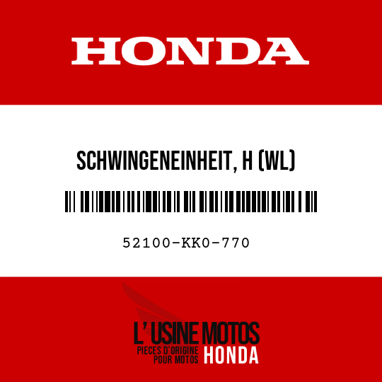 image de 52100-KK0-770 SCHWINGENEINHEIT, H (WL)