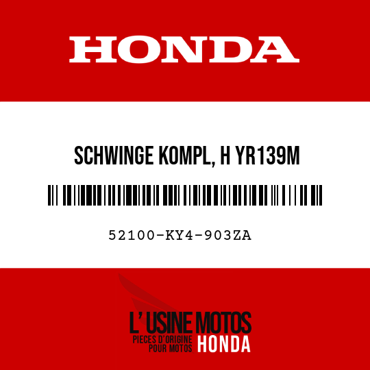 image de 52100-KY4-903ZA SCHWINGE KOMPL, H YR139M 