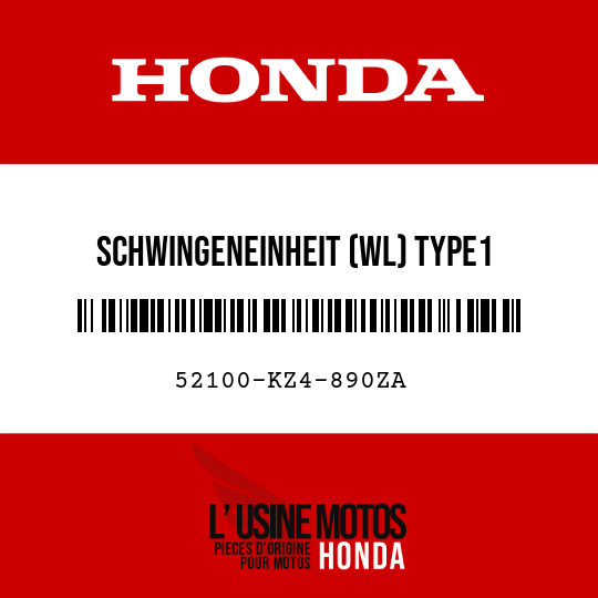 image de 52100-KZ4-890ZA SCHWINGENEINHEIT (WL) TYPE1