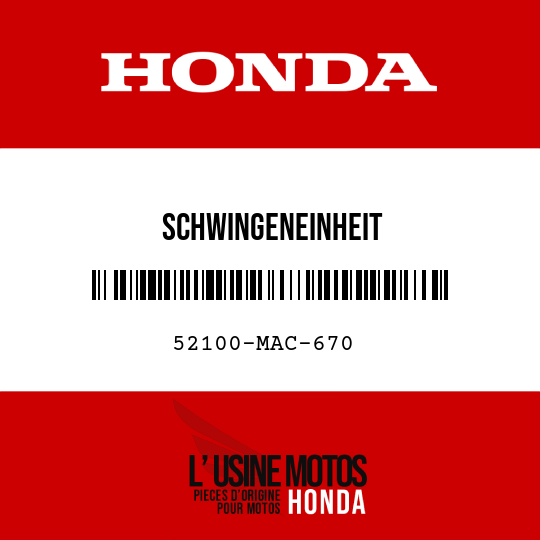 image de 52100-MAC-670 SCHWINGENEINHEIT