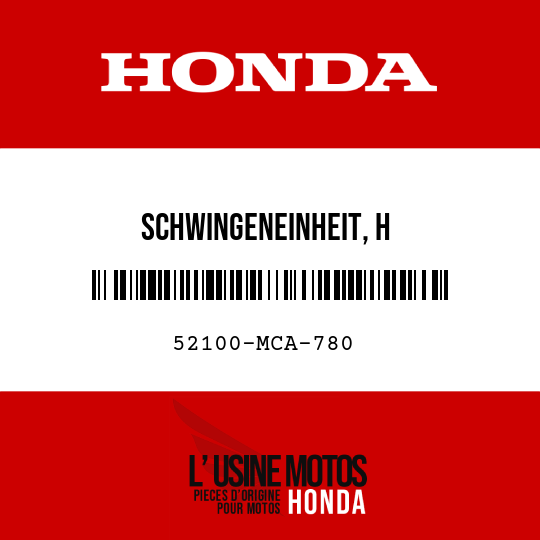 image de 52100-MCA-780 SCHWINGENEINHEIT, H