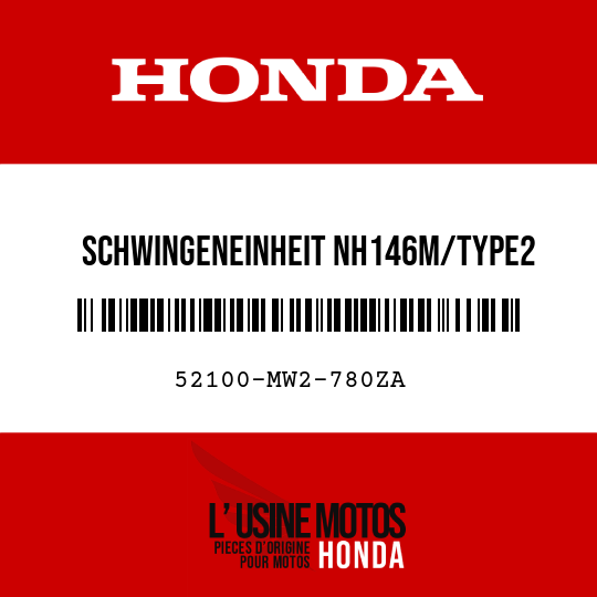 image de 52100-MW2-780ZA SCHWINGENEINHEIT NH146M/TYPE2 