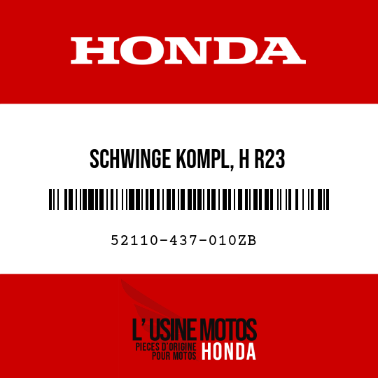 image de 52110-437-010ZB SCHWINGE KOMPL, H R23 