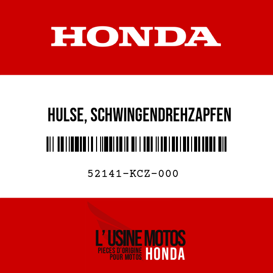 image de 52141-KCZ-000 HULSE, SCHWINGENDREHZAPFEN