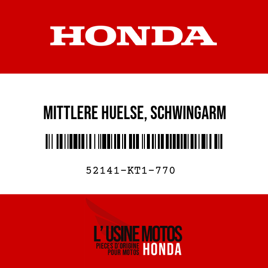 image de 52141-KT1-770 MITTLERE HUELSE, SCHWINGARM