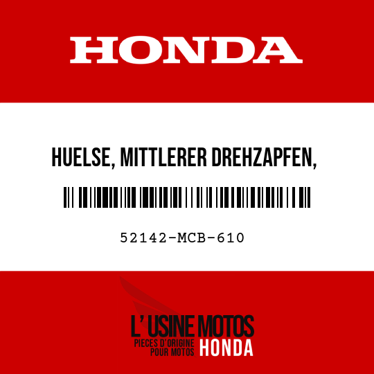 image de 52142-MCB-610 HUELSE, MITTLERER DREHZAPFEN, ABSTAND