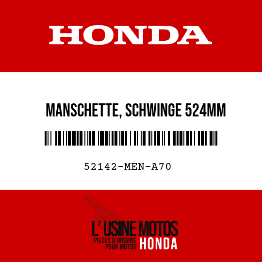 image de 52142-MEN-A70 MANSCHETTE, SCHWINGE 524MM