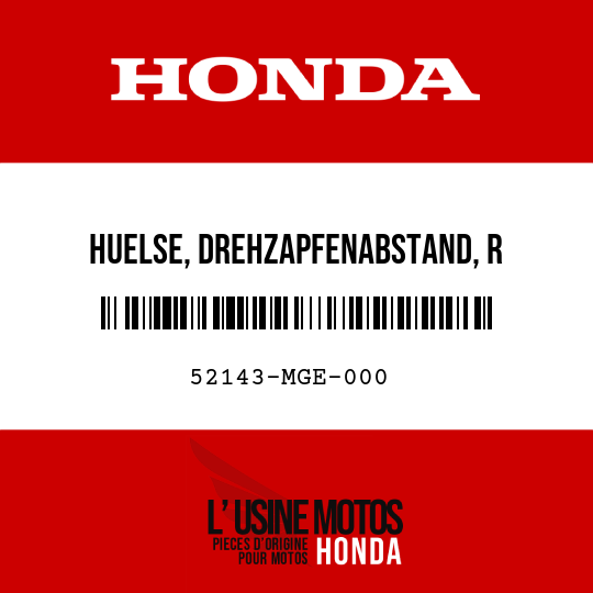 image de 52143-MGE-000 HUELSE, DREHZAPFENABSTAND, R