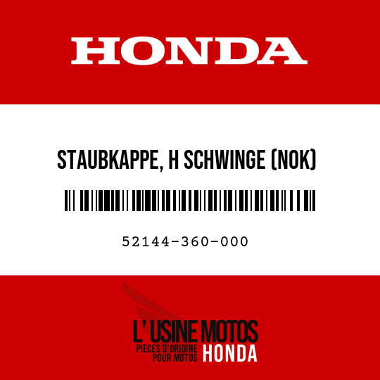 image de 52144-360-000 STAUBKAPPE, H SCHWINGE (NOK)