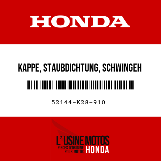 image de 52144-K28-910 KAPPE, STAUBDICHTUNG, SCHWINGEH