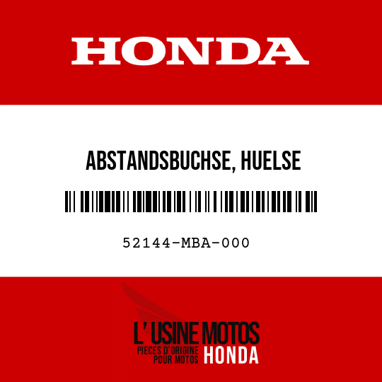 image de 52144-MBA-000 ABSTANDSBUCHSE, HUELSE