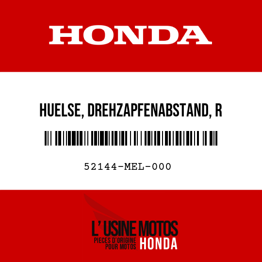 image de 52144-MEL-000 HUELSE, DREHZAPFENABSTAND, R