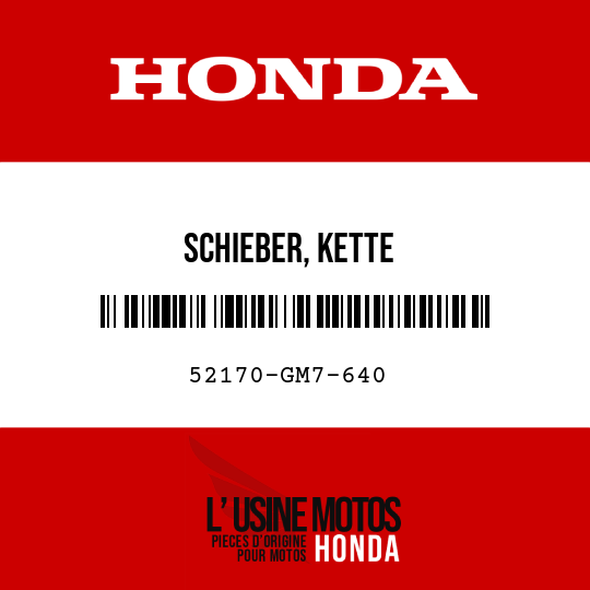 image de 52170-GM7-640 SCHIEBER, KETTE