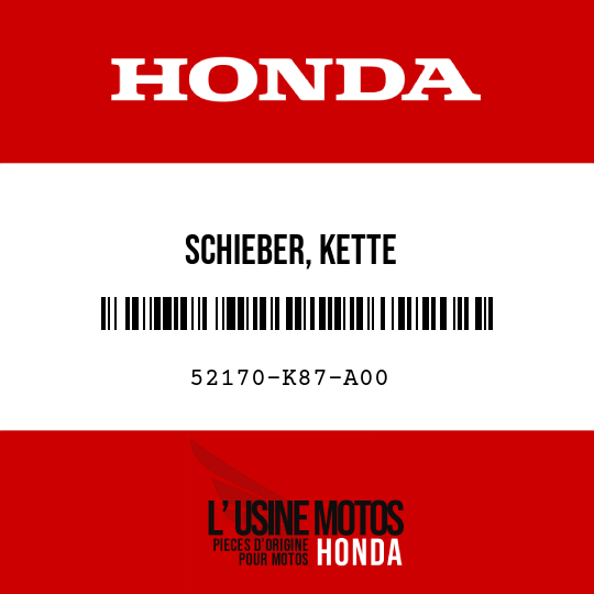 image de 52170-K87-A00 SCHIEBER, KETTE