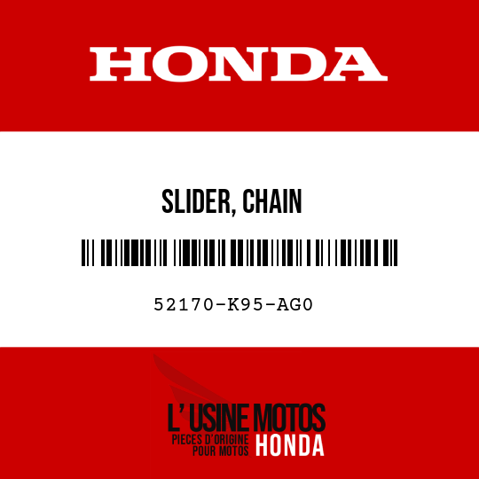 image de 52170-K95-AG0 SLIDER, CHAIN