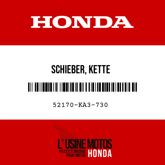 image de 52170-KA3-730 SCHIEBER, KETTE