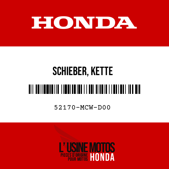 image de 52170-MCW-D00 SCHIEBER, KETTE