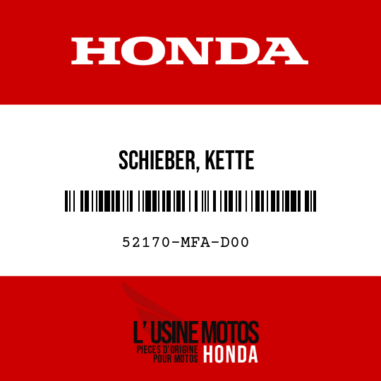image de 52170-MFA-D00 SCHIEBER, KETTE