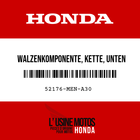 image de 52176-MEN-A30 WALZENKOMPONENTE, KETTE, UNTEN (38MM)