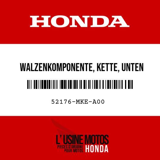 image de 52176-MKE-A00 WALZENKOMPONENTE, KETTE, UNTEN (34MM)