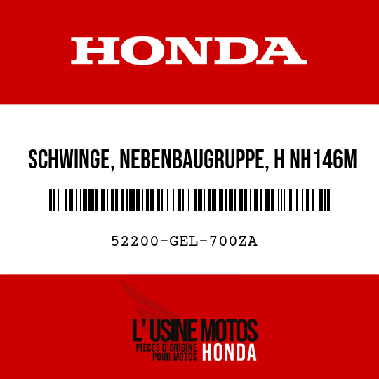 image de 52200-GEL-700ZA SCHWINGE, NEBENBAUGRUPPE, H NH146M 