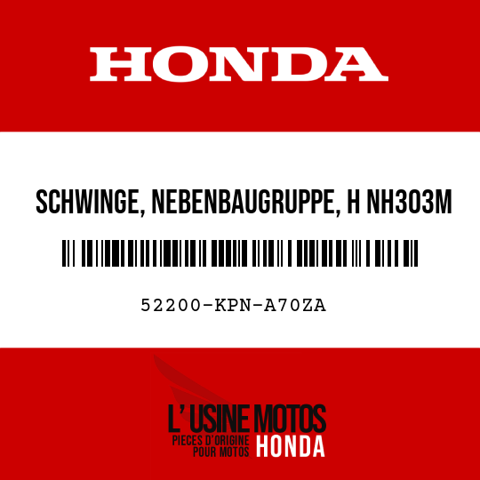 image de 52200-KPN-A70ZA SCHWINGE, NEBENBAUGRUPPE, H NH303M