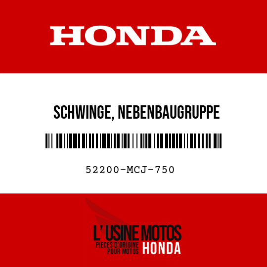 image de 52200-MCJ-750 SCHWINGE, NEBENBAUGRUPPE