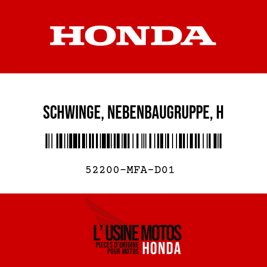image de 52200-MFA-D01 SCHWINGE, NEBENBAUGRUPPE, H