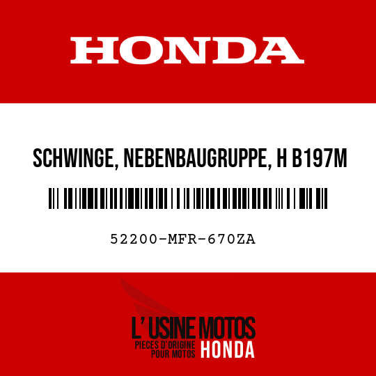 image de 52200-MFR-670ZA SCHWINGE, NEBENBAUGRUPPE, H B197M 