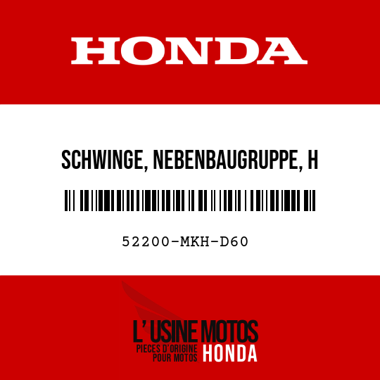 image de 52200-MKH-D60 SCHWINGE, NEBENBAUGRUPPE, H