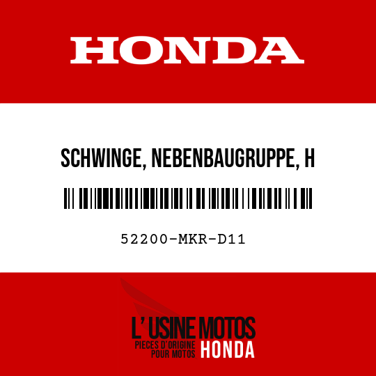 image de 52200-MKR-D11 SCHWINGE, NEBENBAUGRUPPE, H