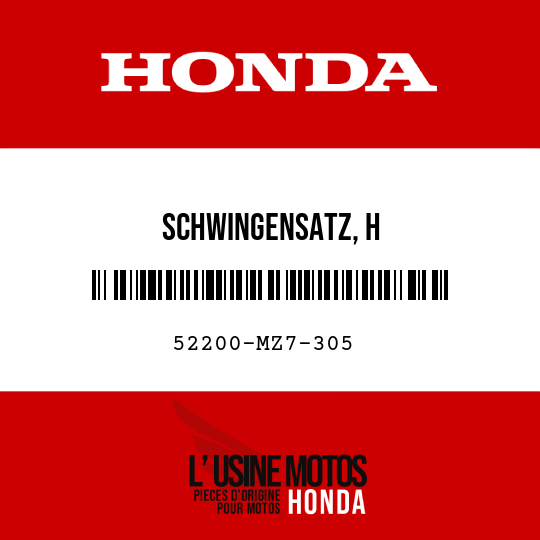 image de 52200-MZ7-305 SCHWINGENSATZ, H