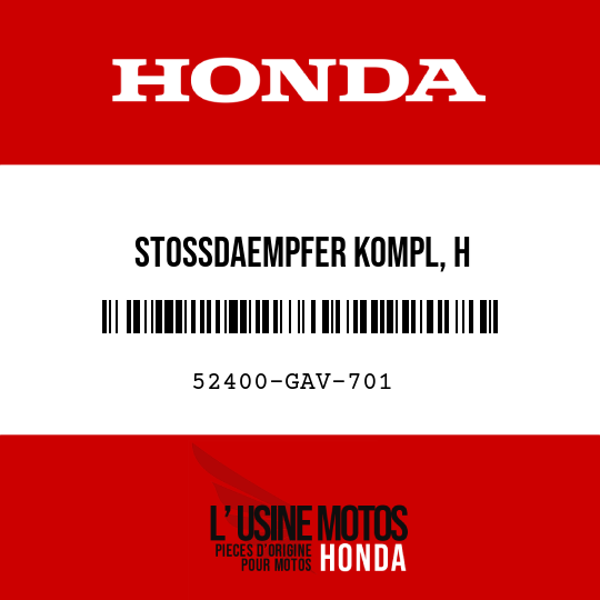 image de 52400-GAV-701 STOSSDAEMPFER KOMPL, H