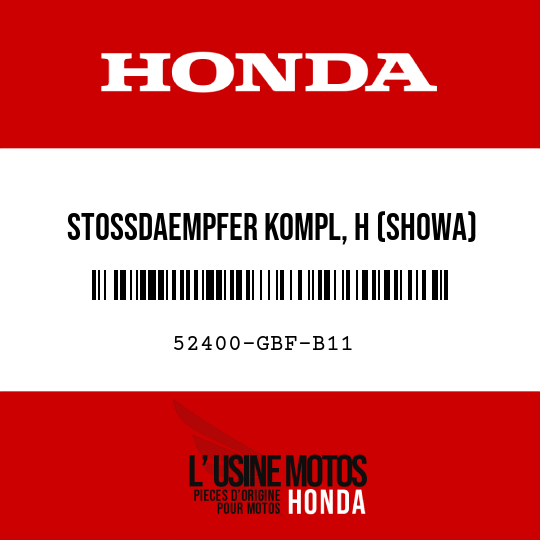 image de 52400-GBF-B11 STOSSDAEMPFER KOMPL, H (SHOWA)