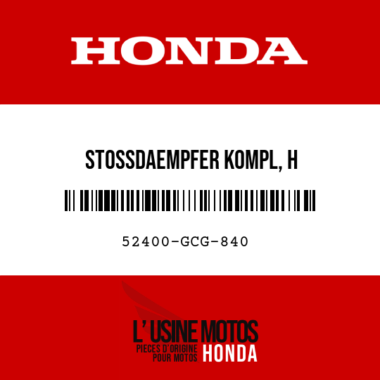 image de 52400-GCG-840 STOSSDAEMPFER KOMPL, H