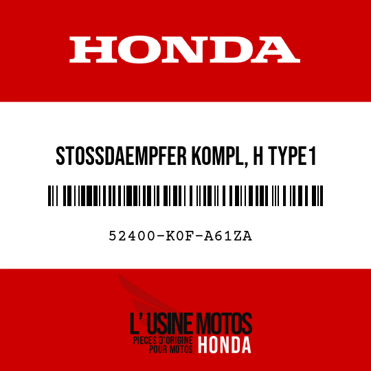 image de 52400-K0F-A61ZA STOSSDAEMPFER KOMPL, H TYPE1