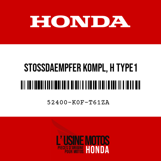image de 52400-K0F-T61ZA STOSSDAEMPFER KOMPL, H TYPE1