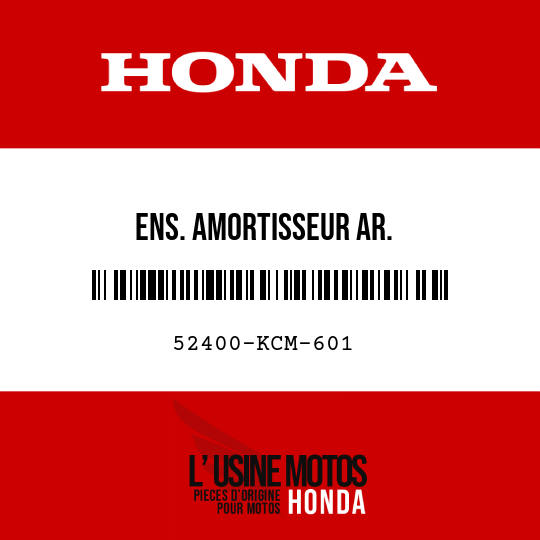 image de 52400-KCM-601 ENS. AMORTISSEUR AR.