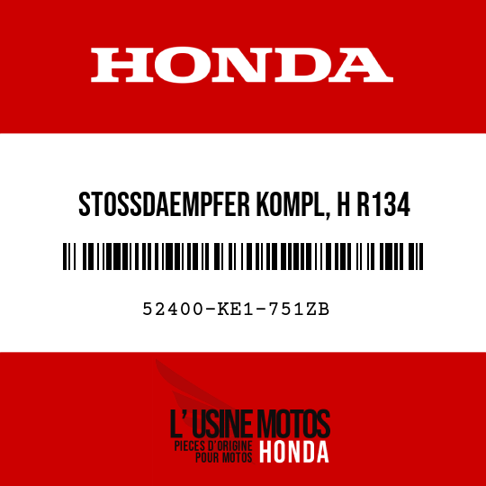 image de 52400-KE1-751ZB STOSSDAEMPFER KOMPL, H R134 
