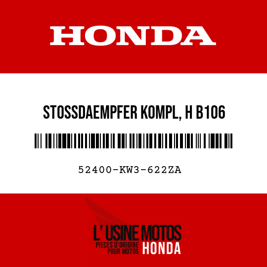 image de 52400-KW3-622ZA STOSSDAEMPFER KOMPL, H B106 
