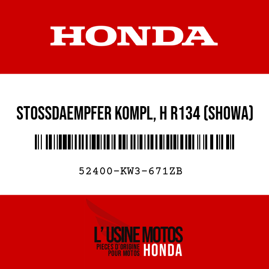 image de 52400-KW3-671ZB STOSSDAEMPFER KOMPL, H R134 (SHOWA)