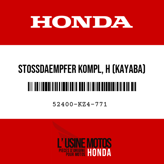 image de 52400-KZ4-771 STOSSDAEMPFER KOMPL, H (KAYABA)